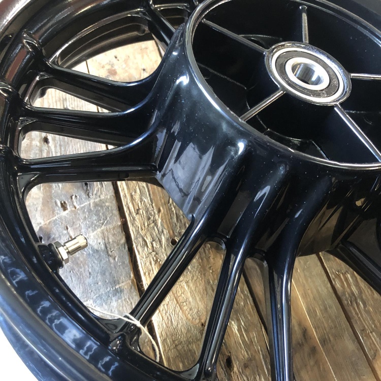 Indian Scout / Scout Sixty rear wheel - powder coated gloss black